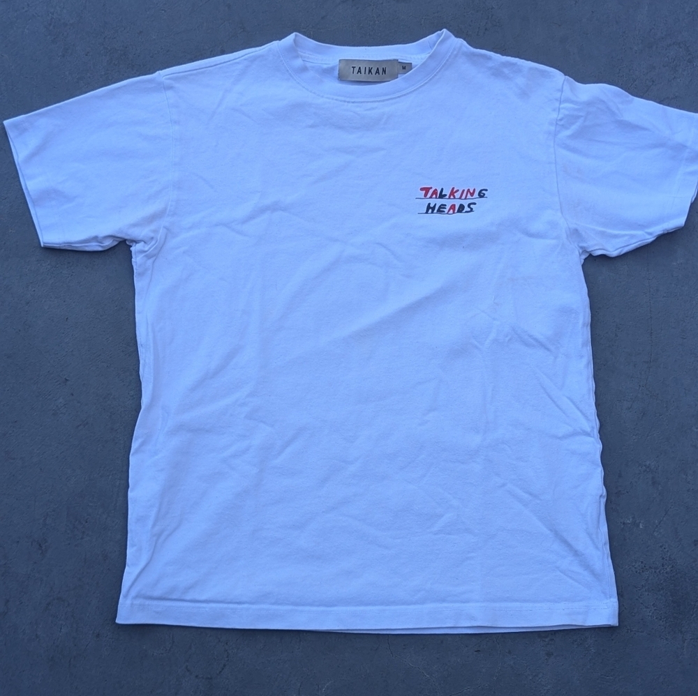High-Qaulity Thick T-Shirt, Super cool graphic design - Talking Heads Band